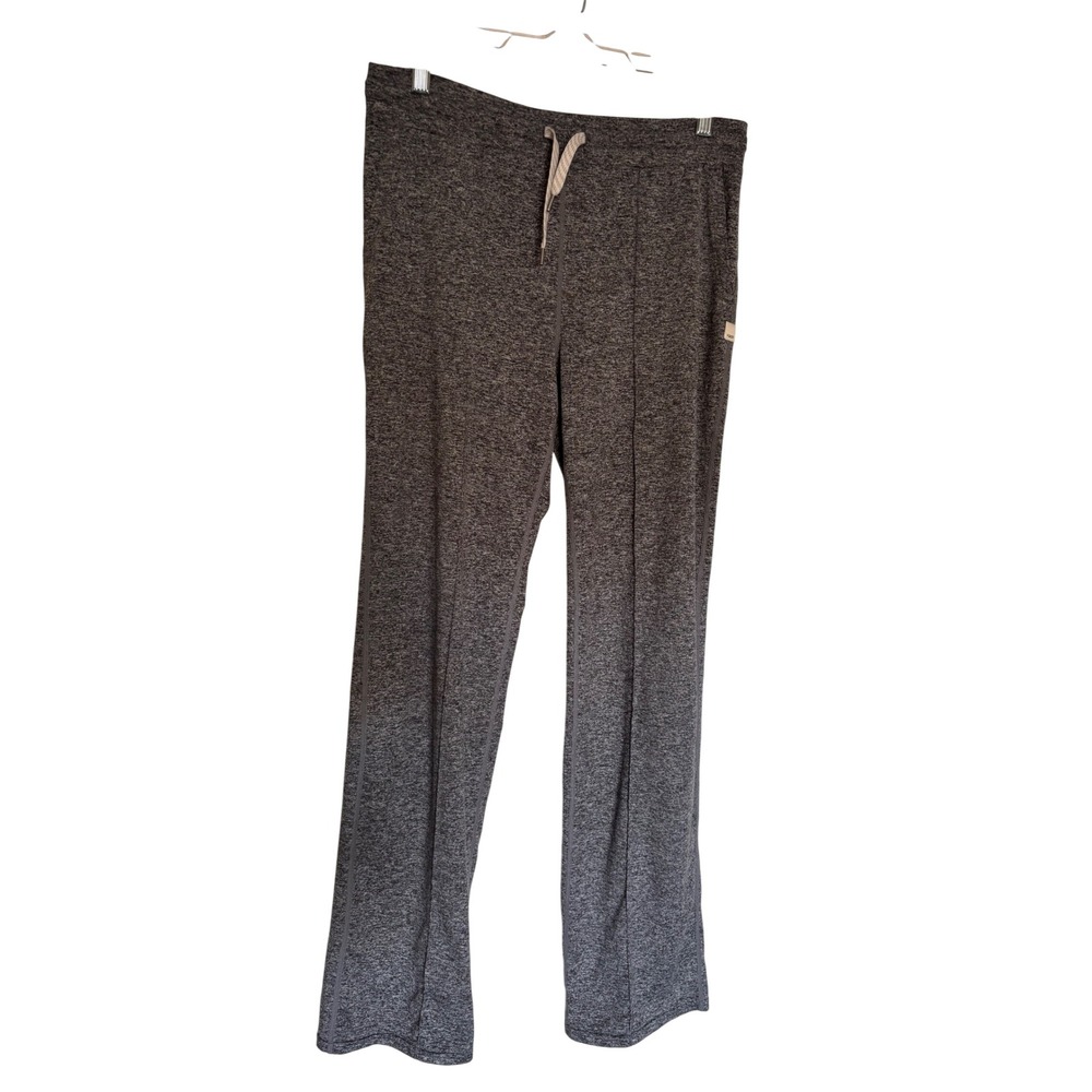 Vuori Womens Charcoal Gray Heathered Performance Jogger Pants Drawstring Size M
